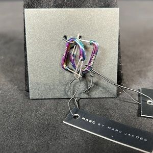Marc by Marc jacobs oil slick keychain earrings
